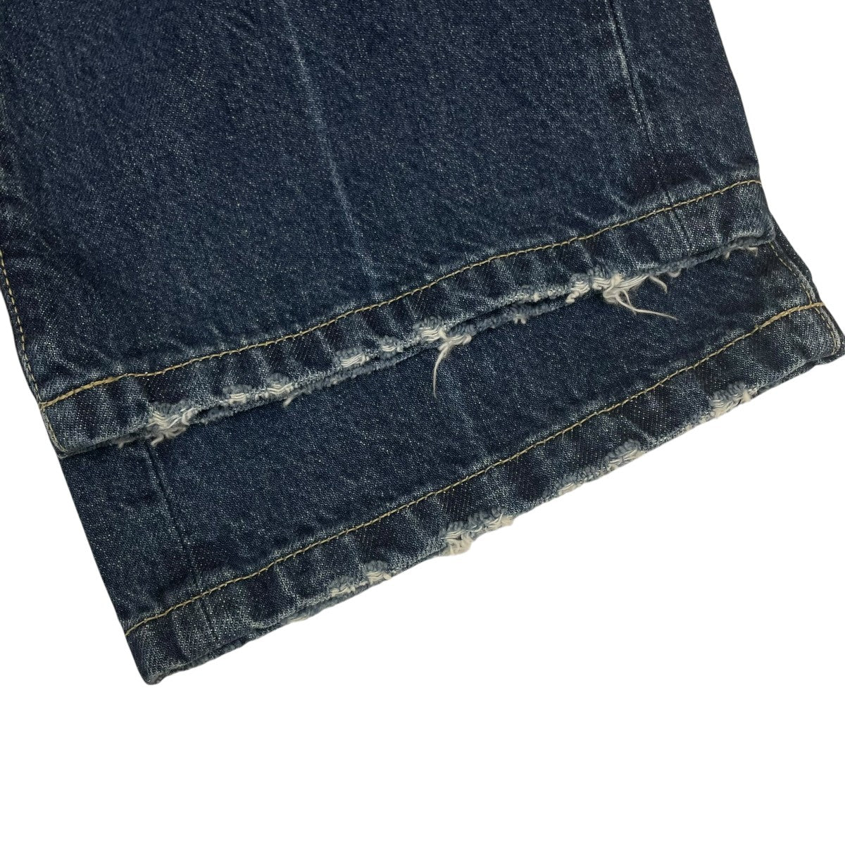 KURODENIM FLARE DENIM PANTS ダメージ加工デニムパンツ 古着・中古-5枚目のアイテム画像