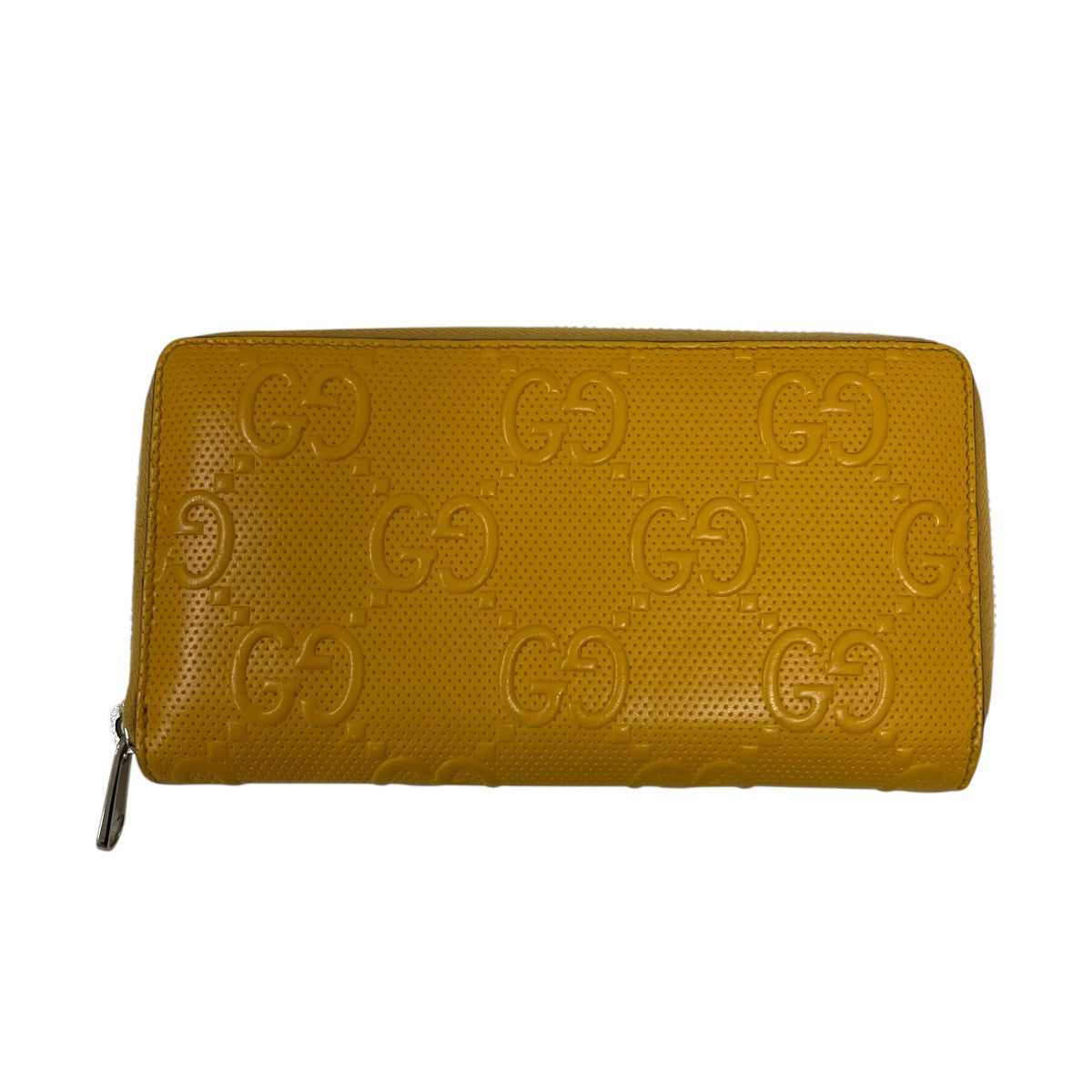 GUCCI GGエンボスジップラウンドウォレット 長財布625558 古着・中古-1枚目のアイテム画像