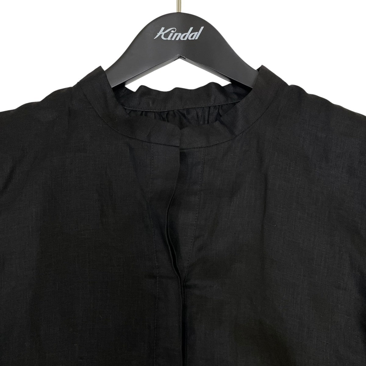 journal standard L’essage フレンチリネン スキッパーワンピース半袖ワンピース21040370001020 古着・中古-3枚目のアイテム画像