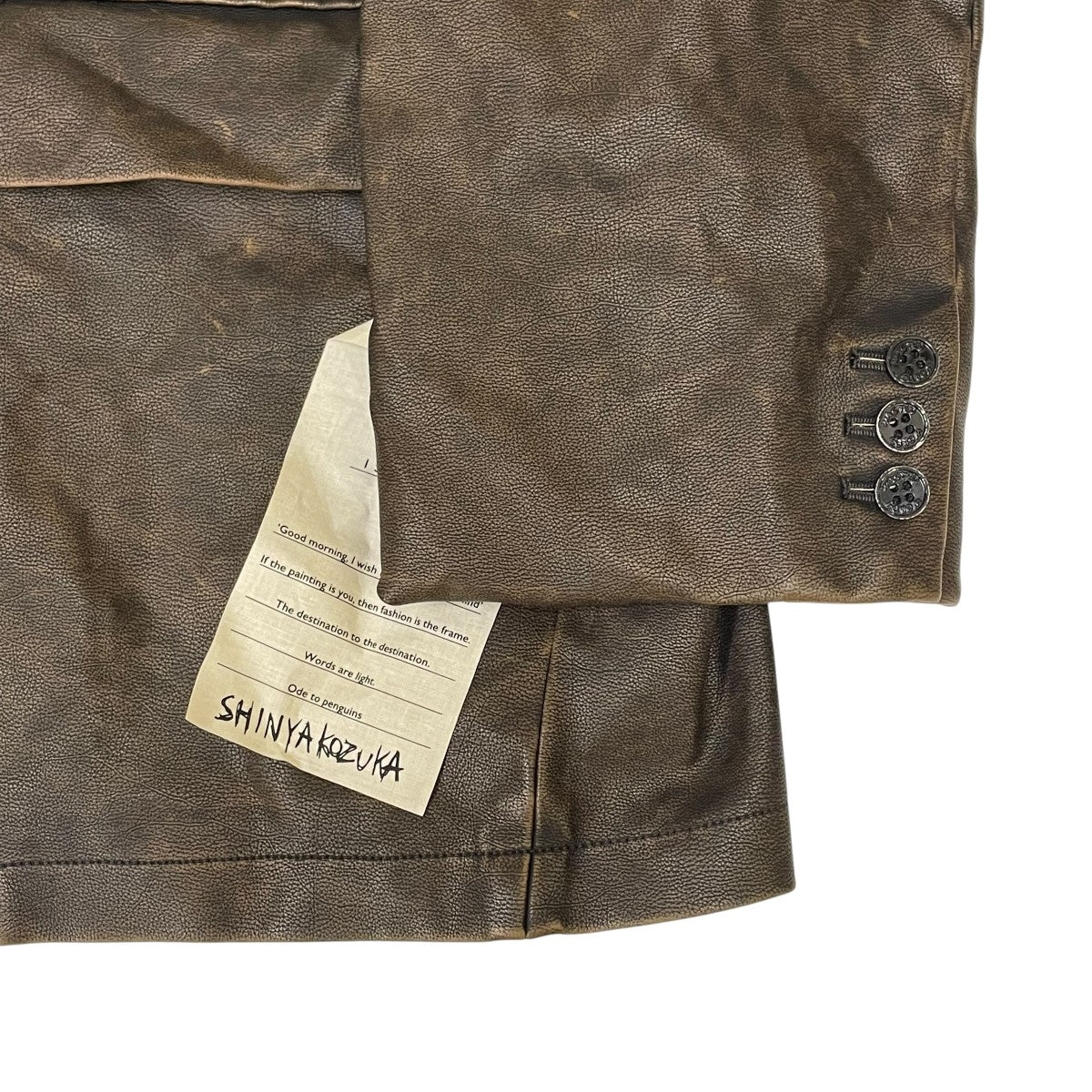 HIS JACKETフェイクレザージャケット2502SK20