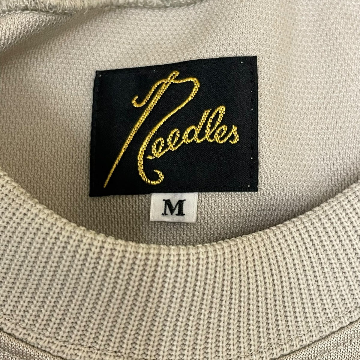 【Needles】JEANS FACTORY別注 Mサイズ MR559 Needles(ニードルズ) JEANS FACTORY別注クルーネックスウェットMR559