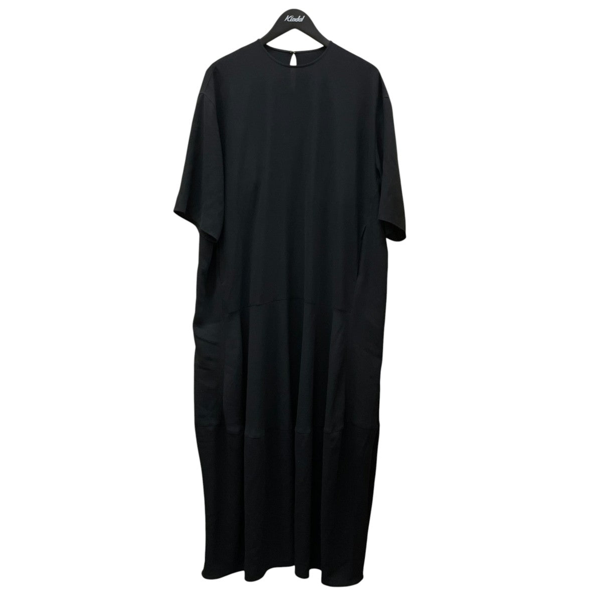 H BEAUTY＆YOUTH アセテートポリエステル ロングワンピース半袖ワンピース1626 299 4572 古着・中古-1枚目のアイテム画像