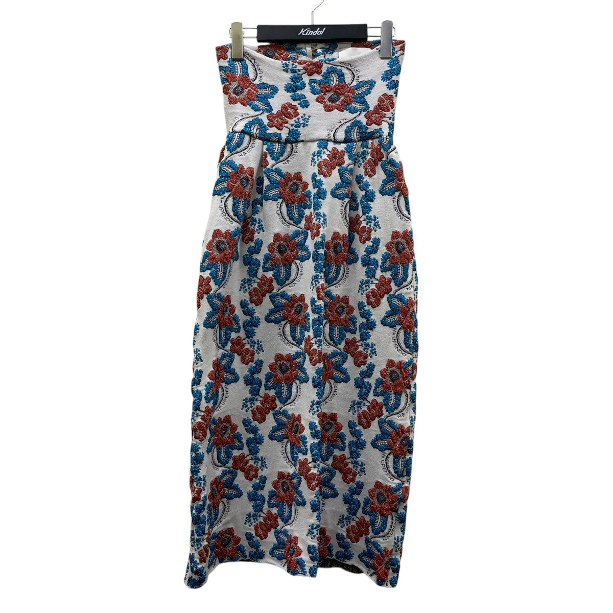 18SSFLOWER MOTIF SKIRTラメフラワージャガードスカート 花柄 ロングスカート スカートTN18SS012