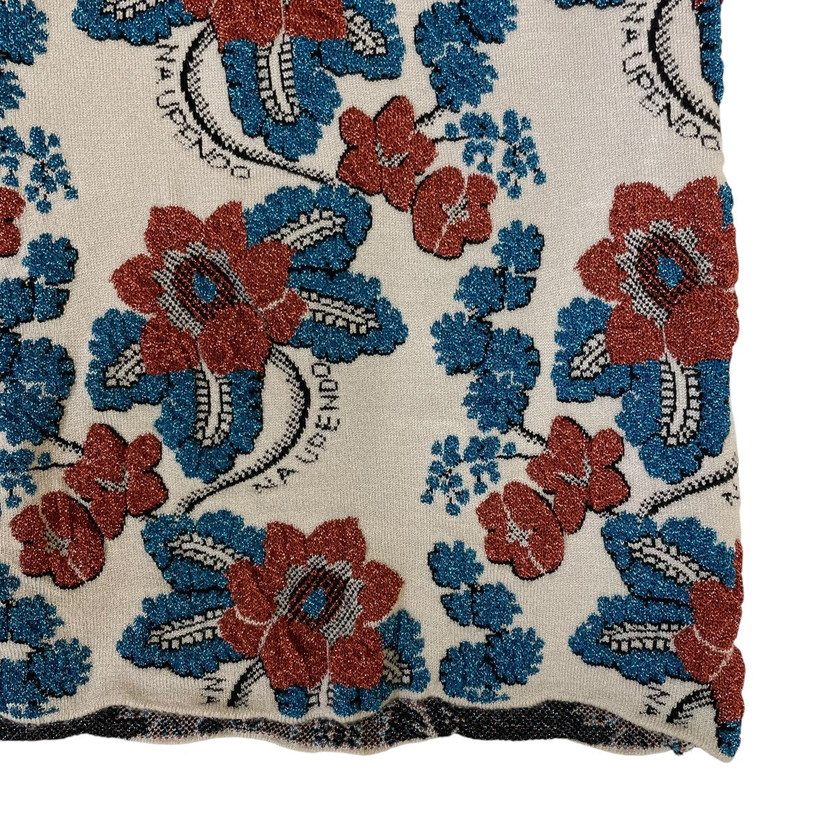 18SSFLOWER MOTIF SKIRTラメフラワージャガードスカート 花柄 ロングスカート スカートTN18SS012