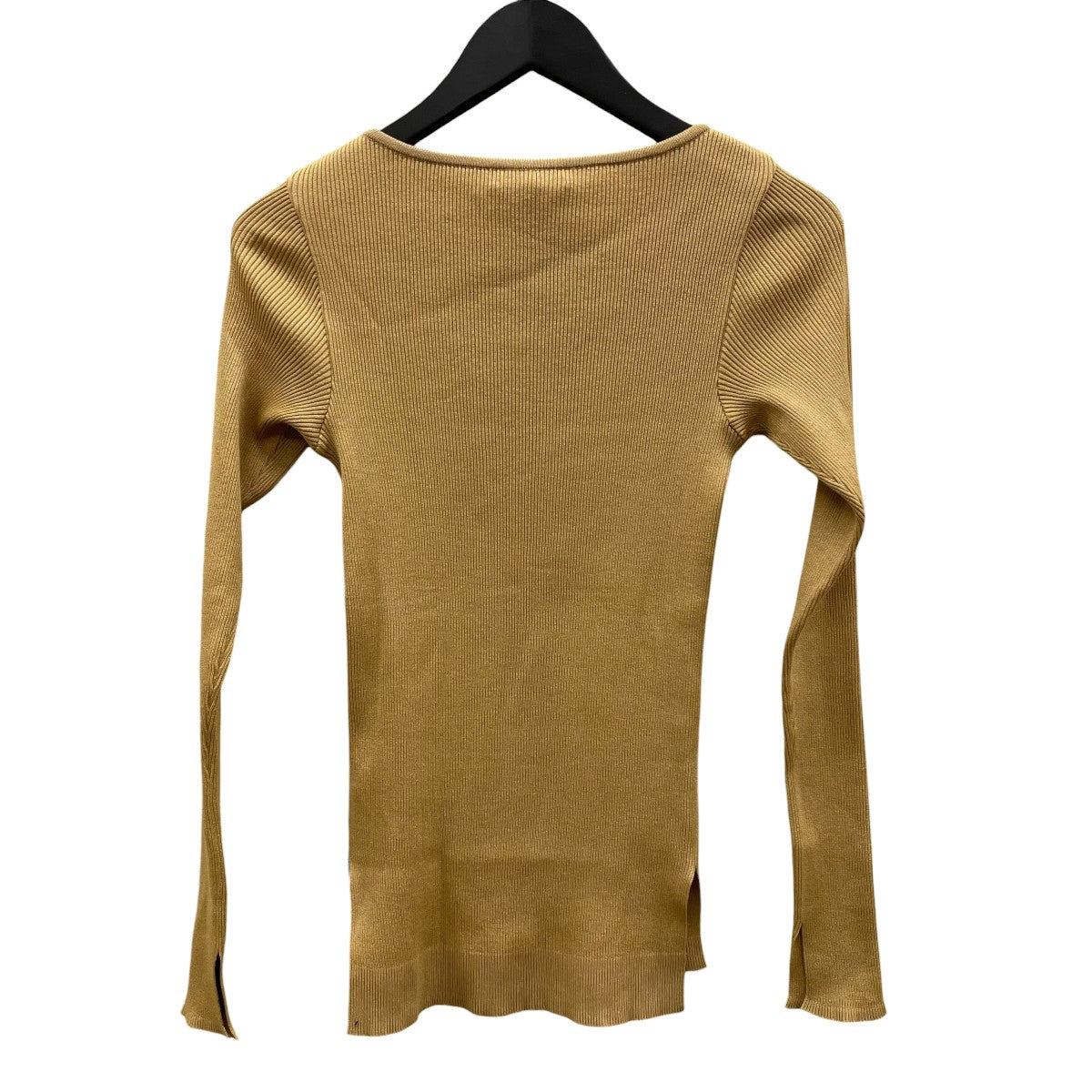 AURALEE×Ron Herman RIB BOAT NECK L S TEE長袖カットソーA23AB01RH 古着・中古-2枚目のアイテム画像