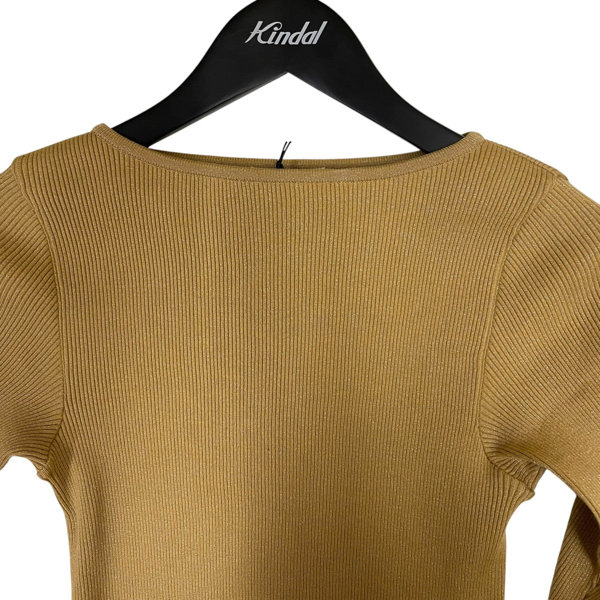 AURALEE×Ron Herman RIB BOAT NECK L S TEE長袖カットソーA23AB01RH 古着・中古-3枚目のアイテム画像
