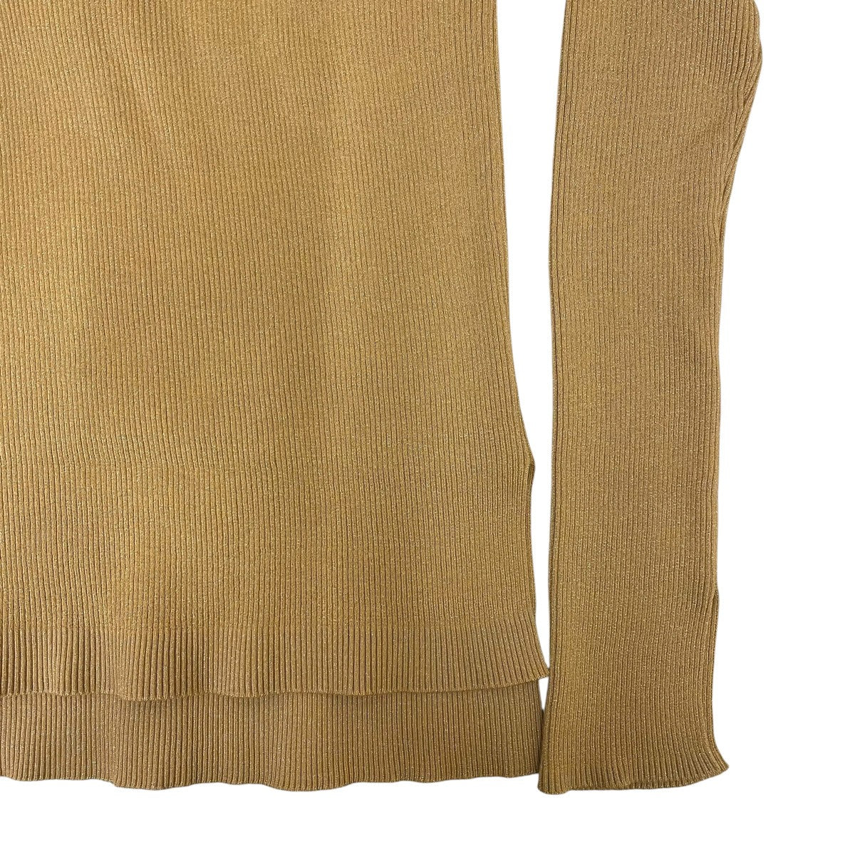 AURALEE×Ron Herman RIB BOAT NECK L S TEE長袖カットソーA23AB01RH 古着・中古-4枚目のアイテム画像