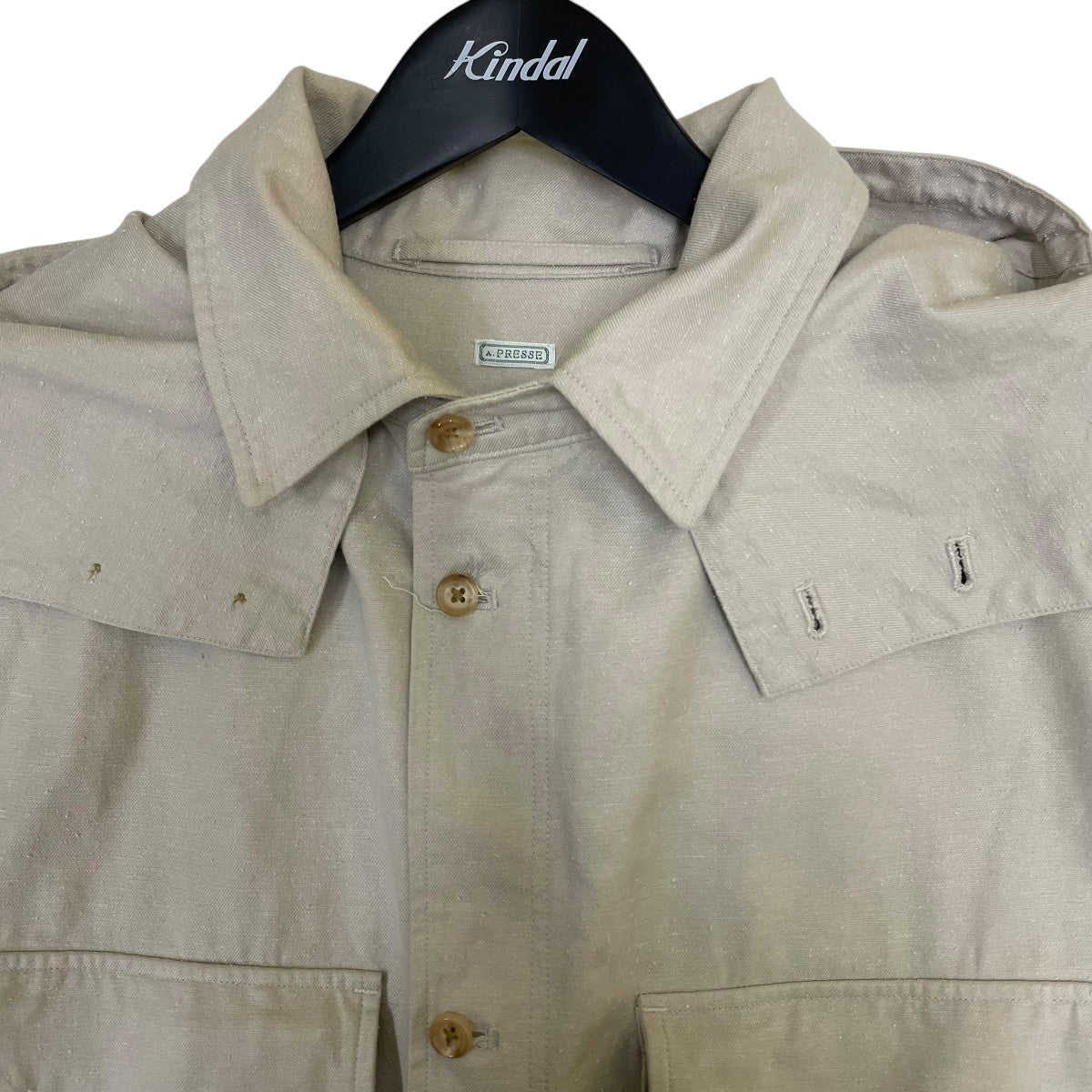 A．PRESSE 23SSU．S． ARMY Mountain Jacketシルク混 マウンテンジャケット23SAP-01-17H 古着・中古-3枚目のアイテム画像