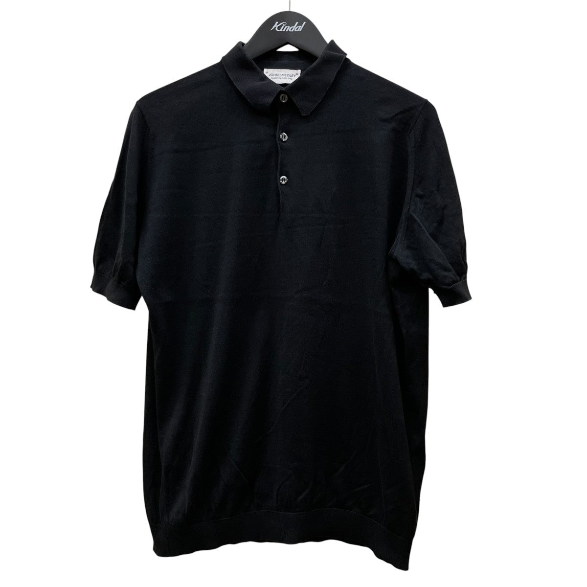 JOHN SMEDLEY(ジョンスメドレー) 半袖ポロシャツ ブラック サイズ L