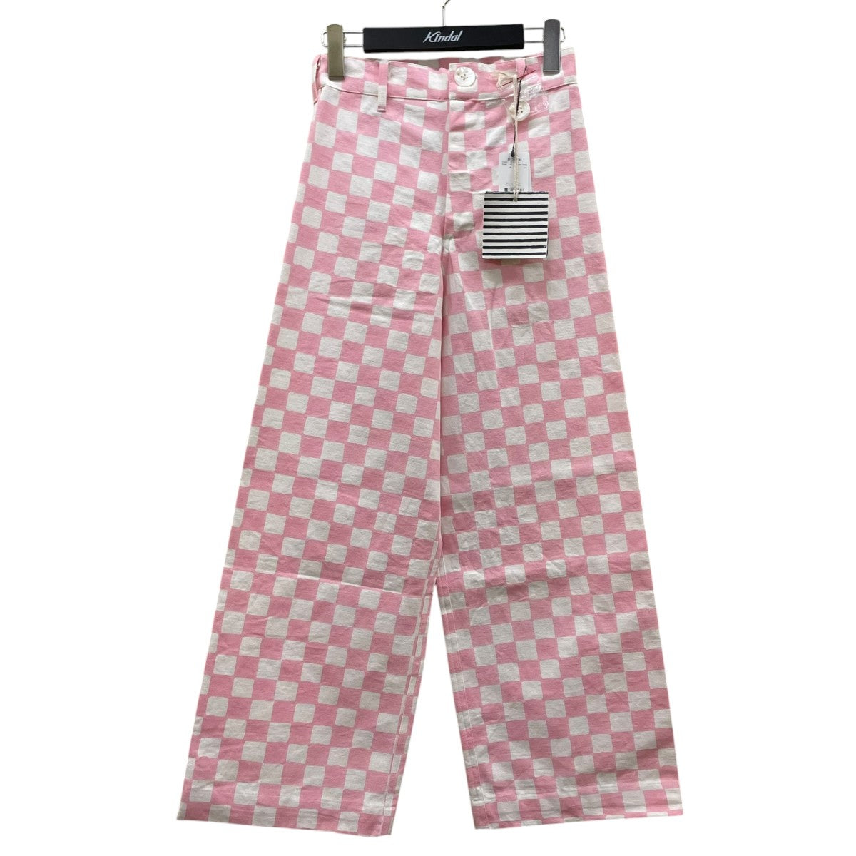 BLOCKPRINTS Blockprints DISCO PANTSブロックプリント ワイドパンツ デニムパンツ3910600183 古着・中古-1枚目のアイテム画像