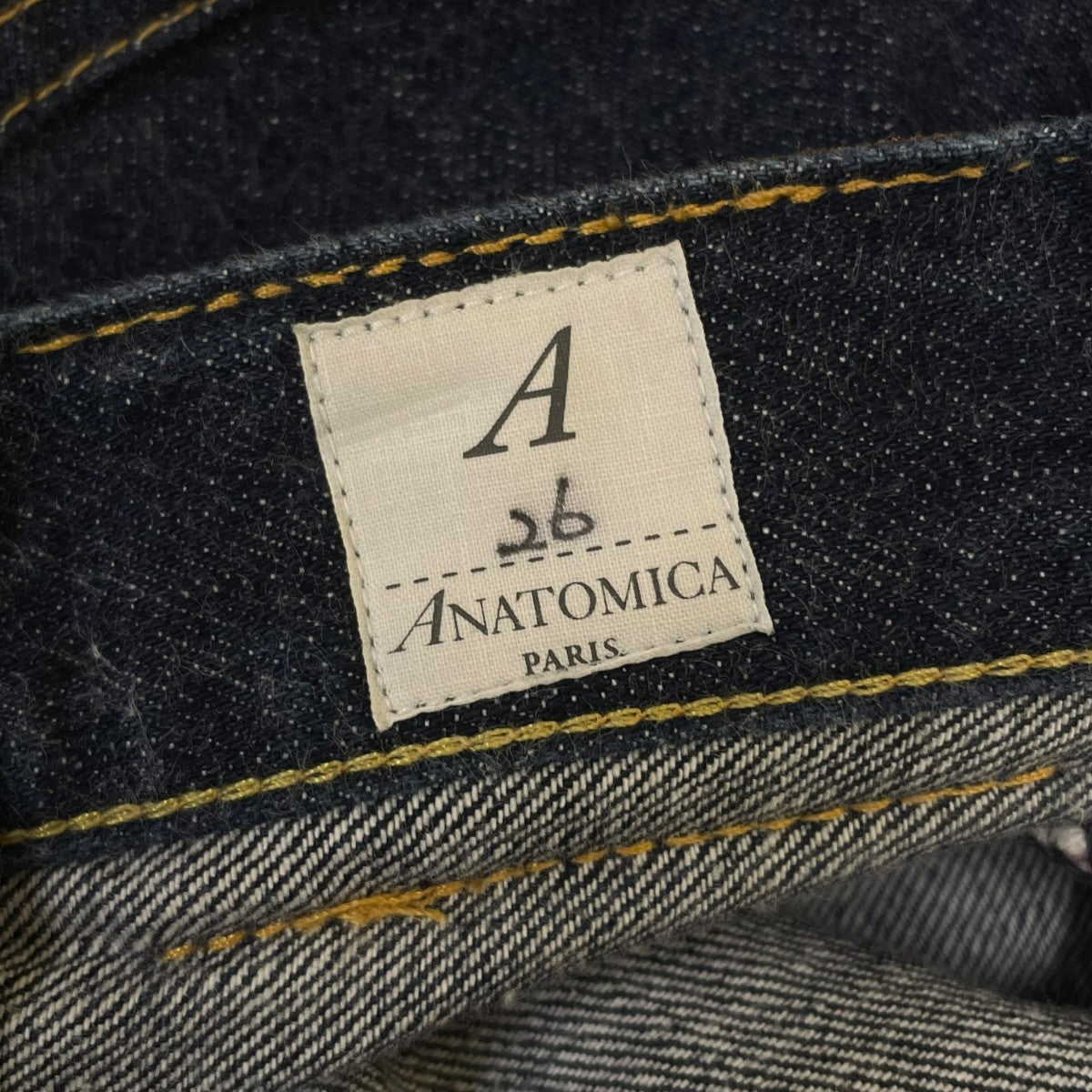 ANATOMICA MARILYNデニムパンツ ストレートパンツ531 501 02 W22 古着・中古-6枚目のアイテム画像