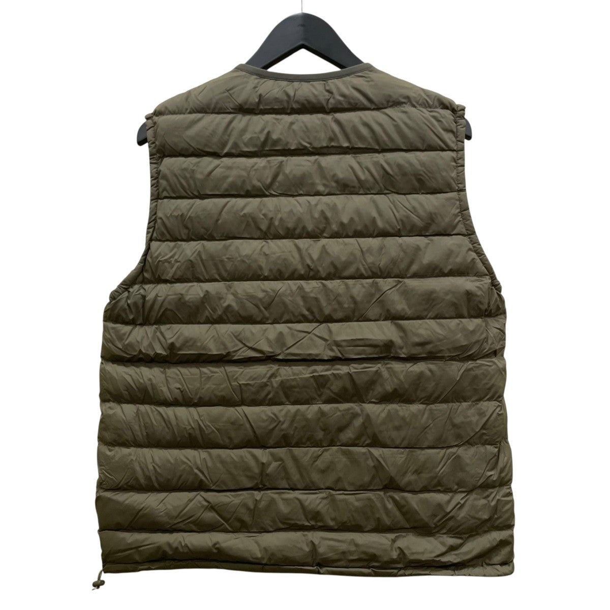 DANTON NYLON TAFFETA INNER DOWN CREWNECK VESTナイロンタフタ インナーダウン クルーネック ベストDT-A0026 古着・中古-2枚目のアイテム画像