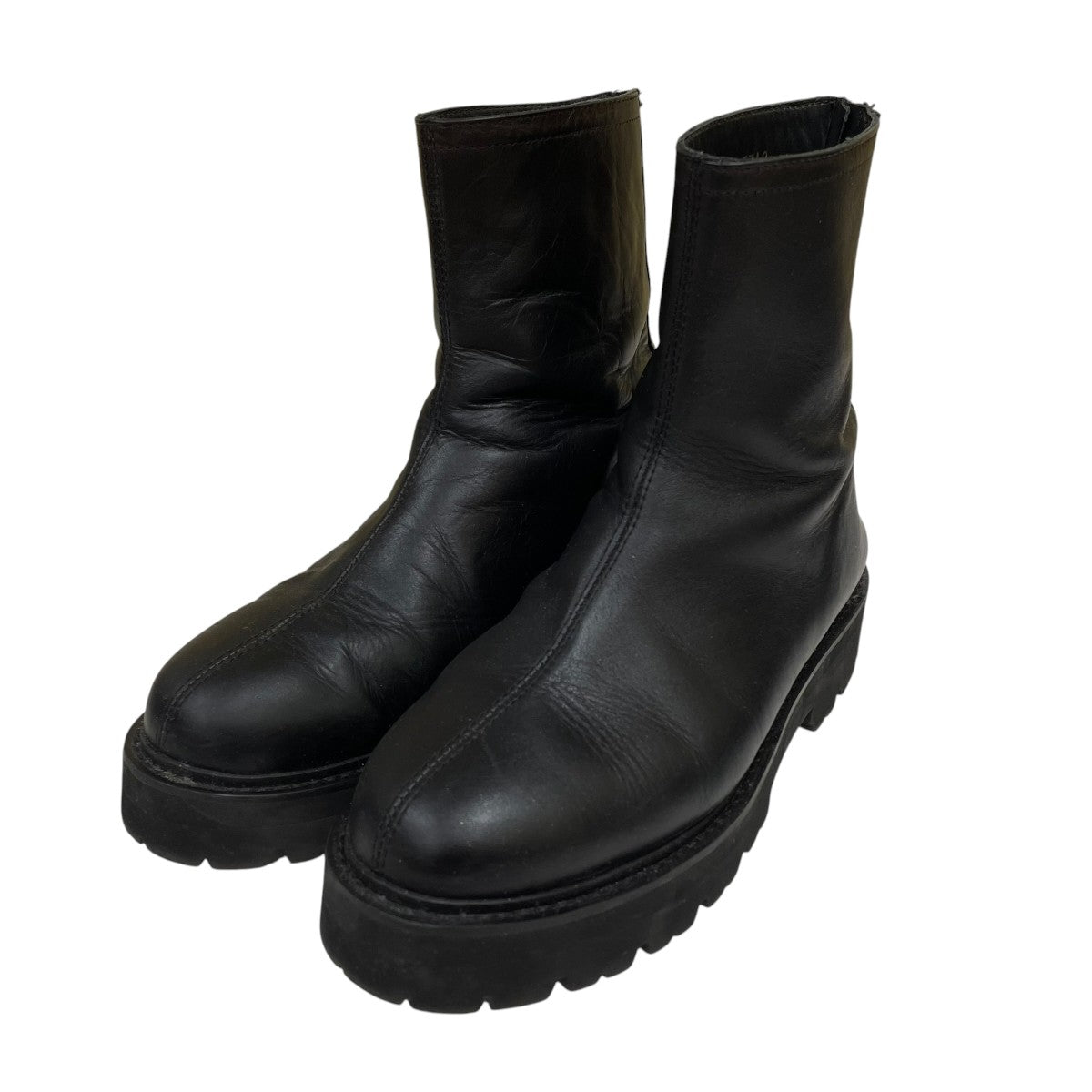 Caminando ZIP BOOTSバックジップブーツ 厚底ブーツ23104W 古着・中古-1枚目のアイテム画像