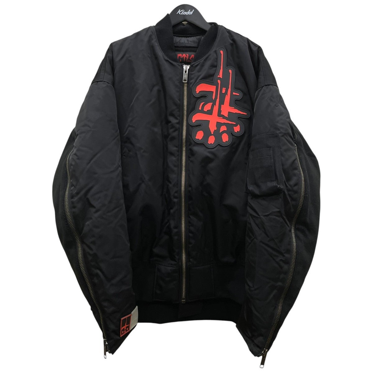 CVTVLIST RUBBER LOGO RIDER’S MA-1オーバーサイズ ボンバージャケット2101110101 古着・中古-1枚目のアイテム画像