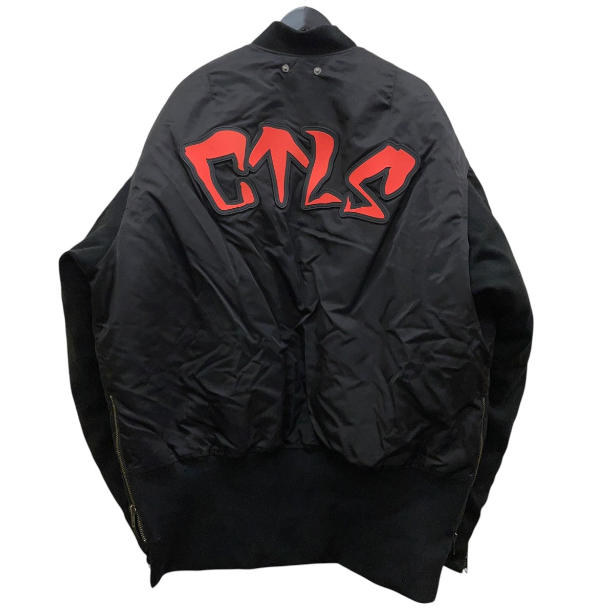 CVTVLIST RUBBER LOGO RIDER’S MA-1オーバーサイズ ボンバージャケット2101110101 古着・中古-2枚目のアイテム画像