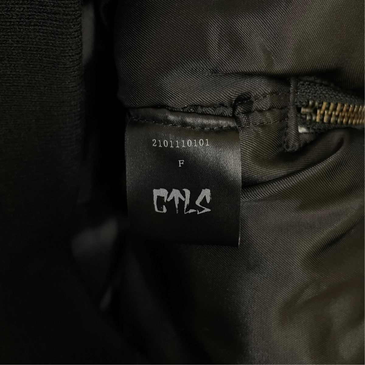 CVTVLIST RUBBER LOGO RIDER’S MA-1オーバーサイズ ボンバージャケット2101110101 古着・中古-5枚目のアイテム画像