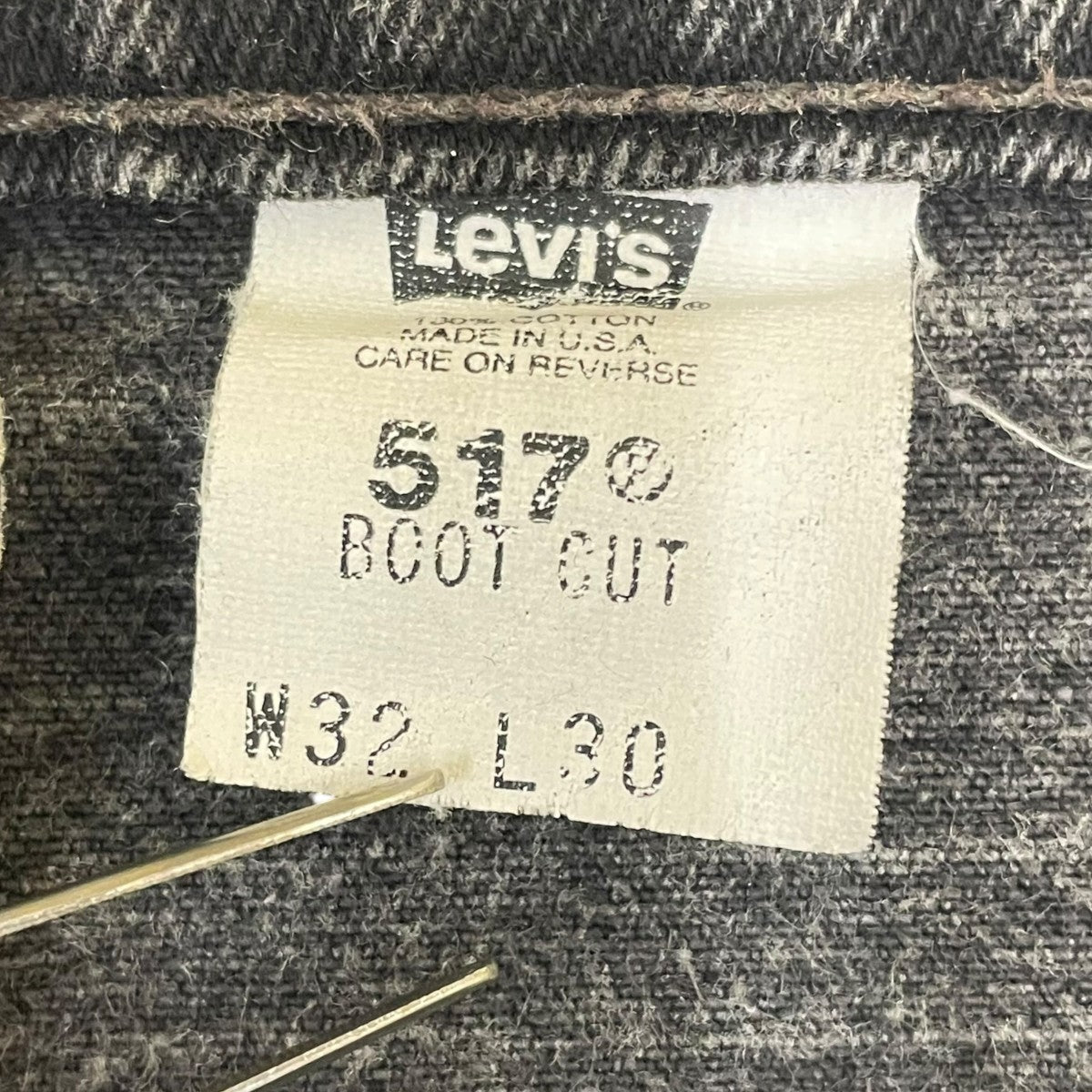 LEVI’S 90s 575 後染めデニムパンツ 古着・中古-6枚目のアイテム画像