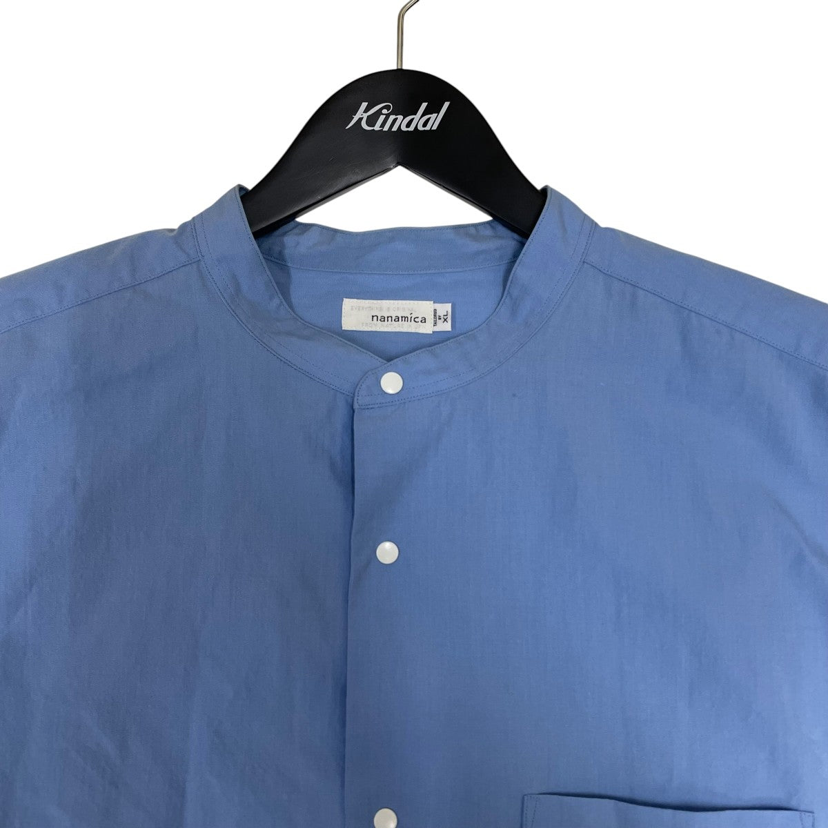 nanamica Band Collar Wind ShirtバンドカラーシャツSUGS100 古着・中古-3枚目のアイテム画像