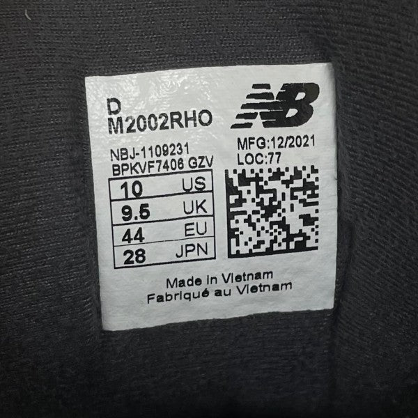 NEW BALANCE リフレクター スエード メッシュ ローカットスニーカー スニーカーM2002RHO 古着・中古-6枚目のアイテム画像