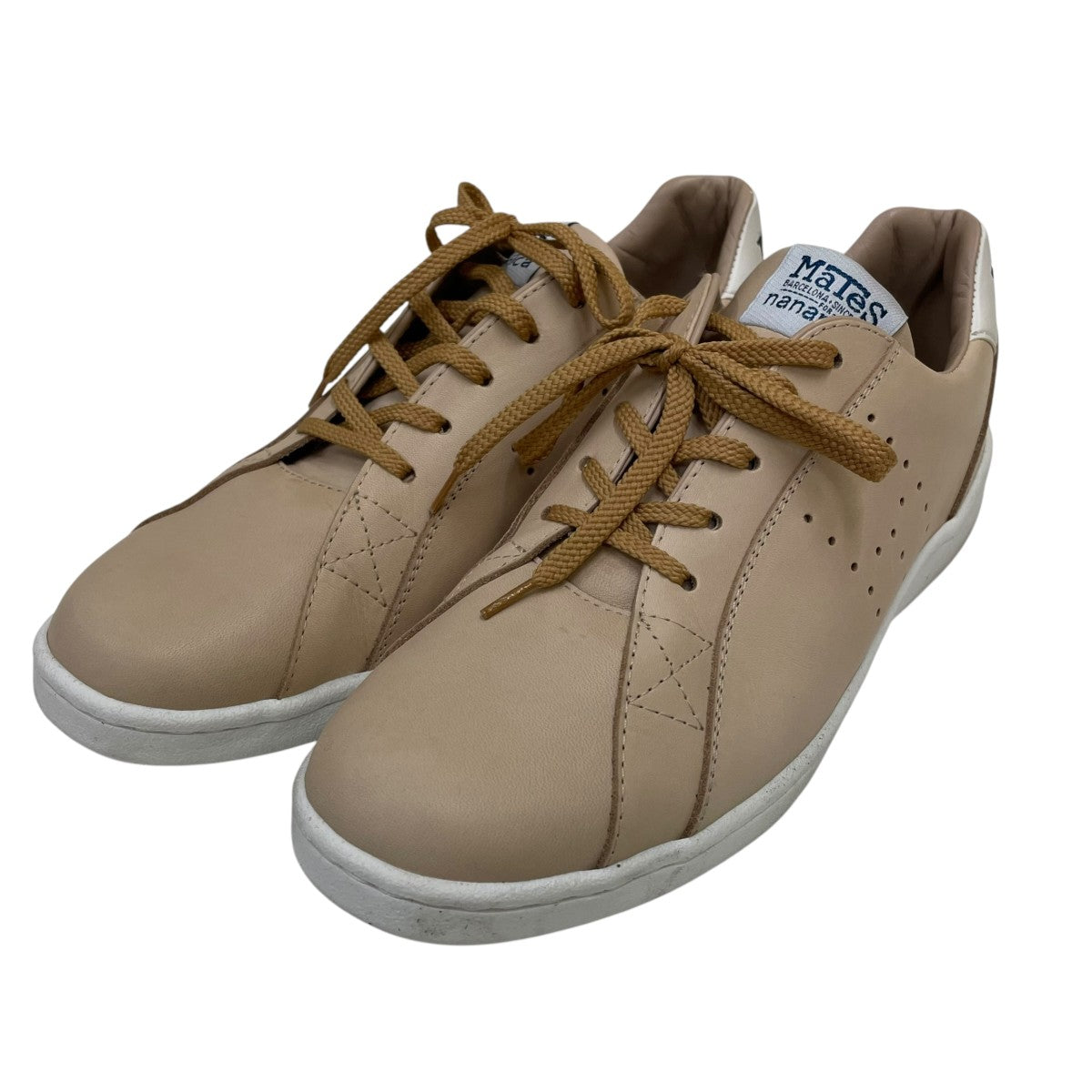 Mates×nanamica TENIS レザースニーカー ヌメ革 ローカットスニーカー 古着・中古-1枚目のアイテム画像