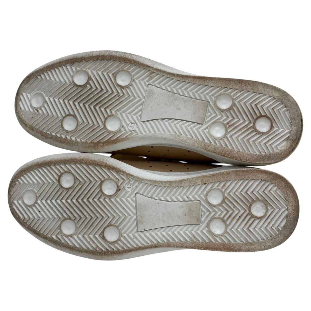 Mates×nanamica TENIS レザースニーカー ヌメ革 ローカットスニーカー 古着・中古-4枚目のアイテム画像