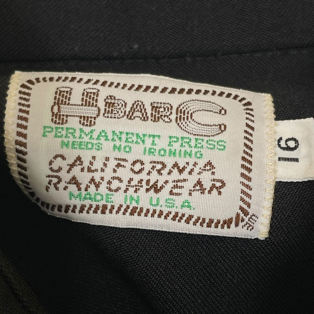 H BAR C 70’s~80’s イーグル刺繍 ウエスタンシャツ長袖シャツ 古着・中古-5枚目のアイテム画像