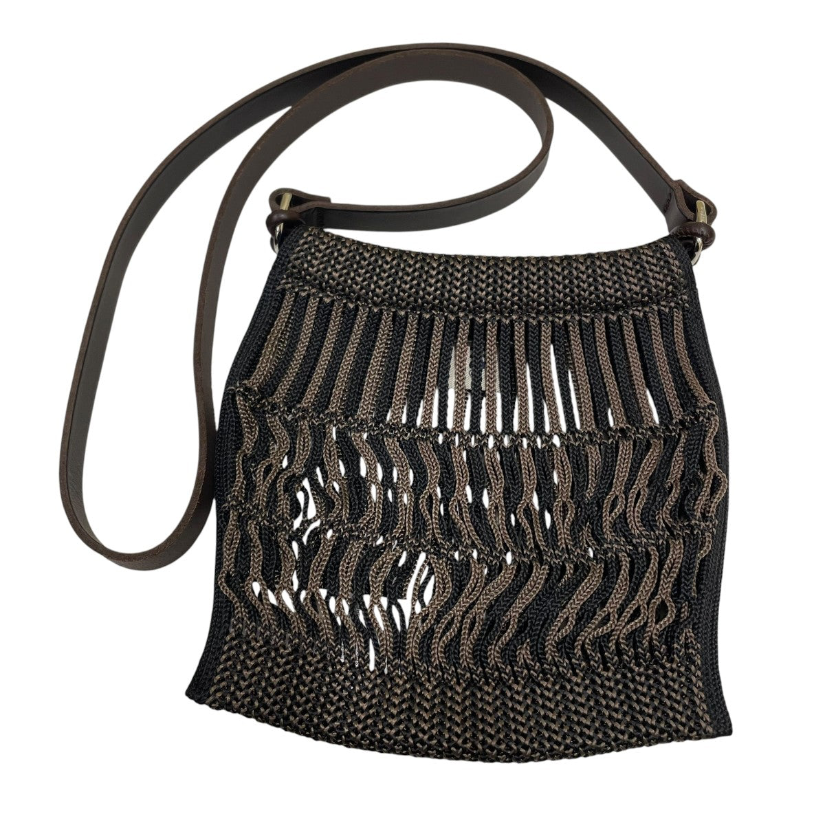 MINI CROSSBODY FILT NET BAGショルダーポーチ