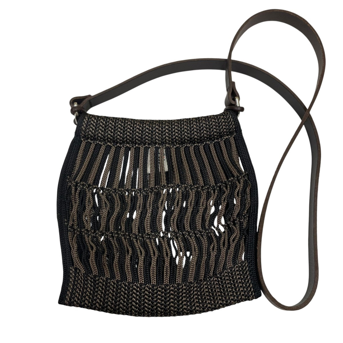 MINI CROSSBODY FILT NET BAGショルダーポーチ