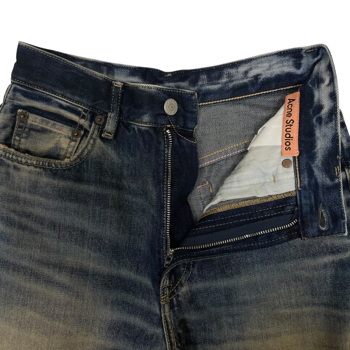 ACNE STUDIOS リラックスフィットジーンズ 2022F Rockaダメージ加工 色褪せ加工 デニムパンツ パンツA00543 古着・中古-4枚目のアイテム画像