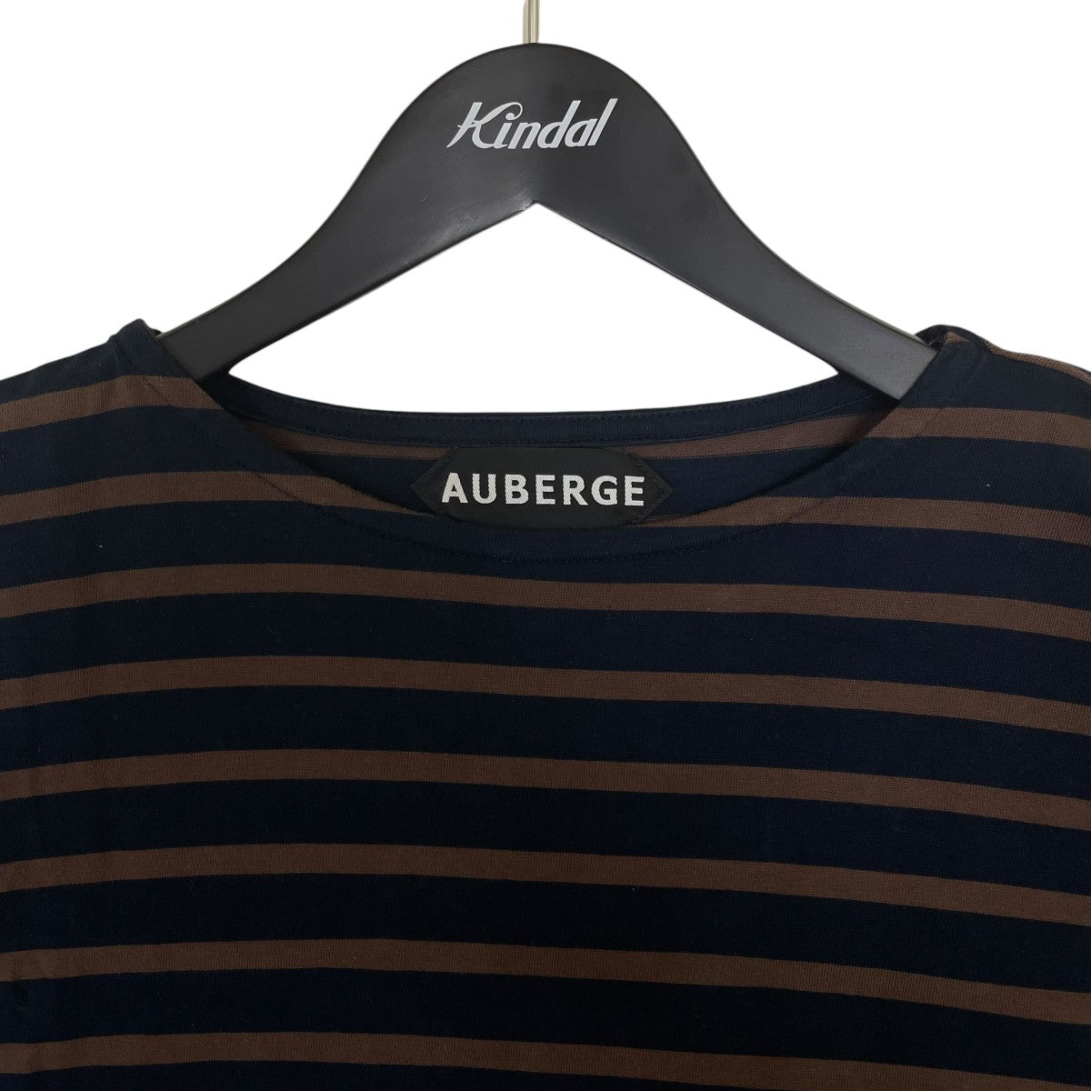 AUBERGE COCOボーダー柄 長袖Tシャツ ロングスリーブカットソーAU22A37 古着・中古-3枚目のアイテム画像