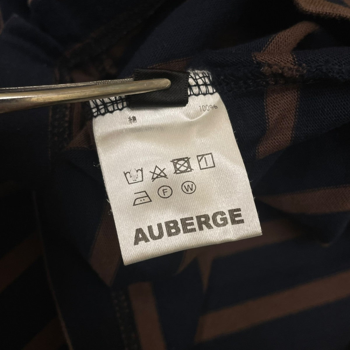 AUBERGE COCOボーダー柄 長袖Tシャツ ロングスリーブカットソーAU22A37 古着・中古-6枚目のアイテム画像