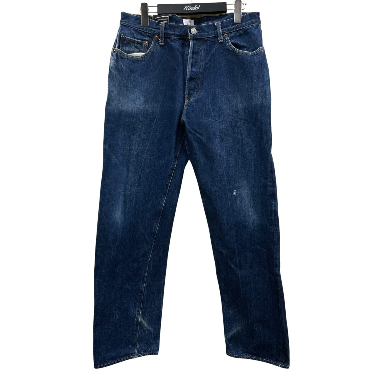 22AWシオタ本藍スビンコットン13．5ozストレートデニムデニムパンツNPTM 1STB