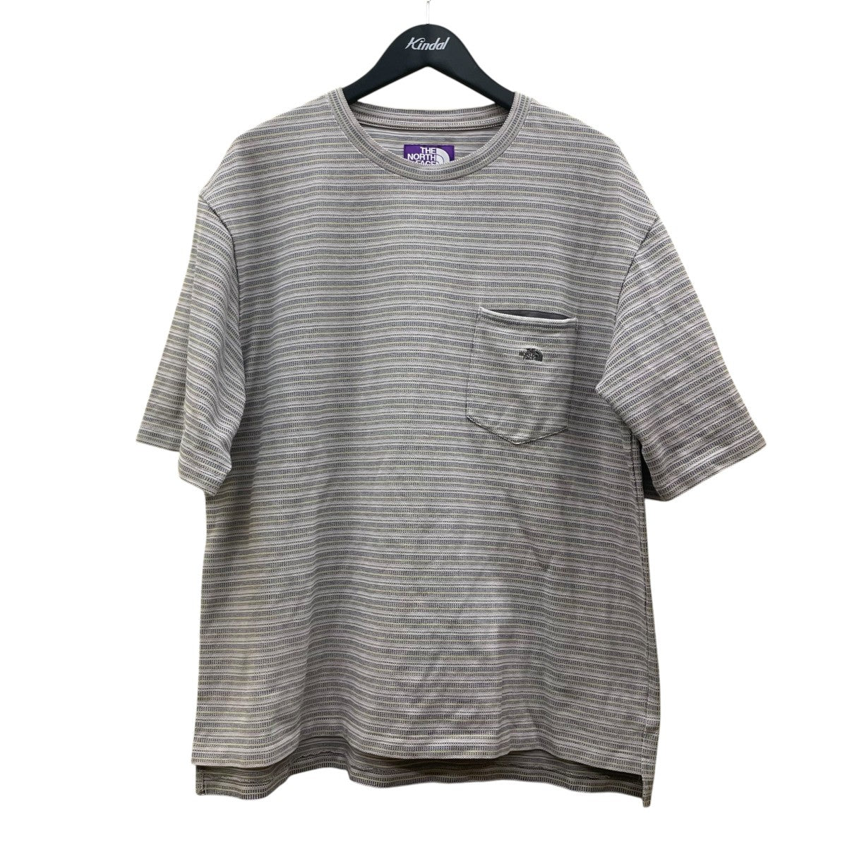 THE NORTHFACE PURPLELABEL Moss Stitch Field H S Pocket Teeロゴ刺繍 半袖Tシャツ コットンTシャツNT3214N 古着・中古-1枚目のアイテム画像