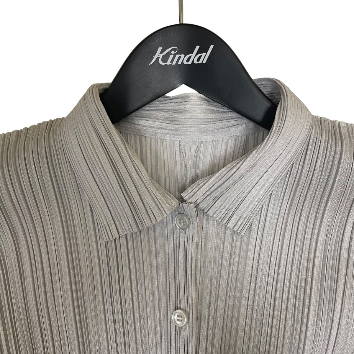 PLEATS PLEASE BASICS Shirtベーシックシャツ プリーツ素材 長袖シャツPP05JJ105 古着・中古-3枚目のアイテム画像