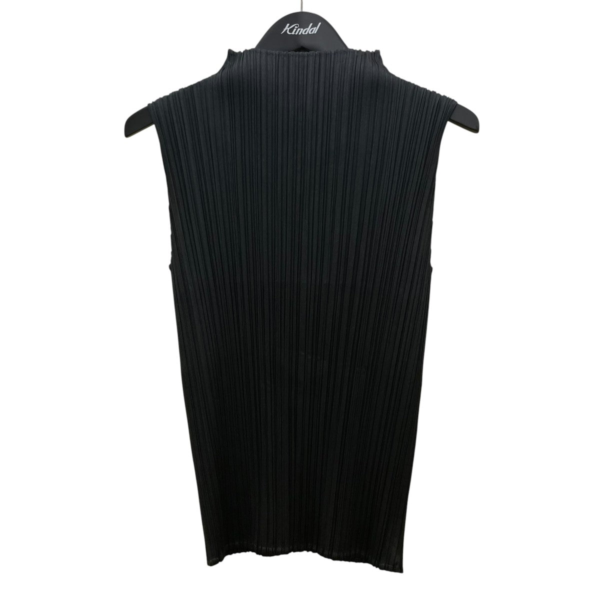 PLEATS PLEASE ハイネックトップ ノースリーブ モックネック プリーツ素材PP05JK102 古着・中古-1枚目のアイテム画像