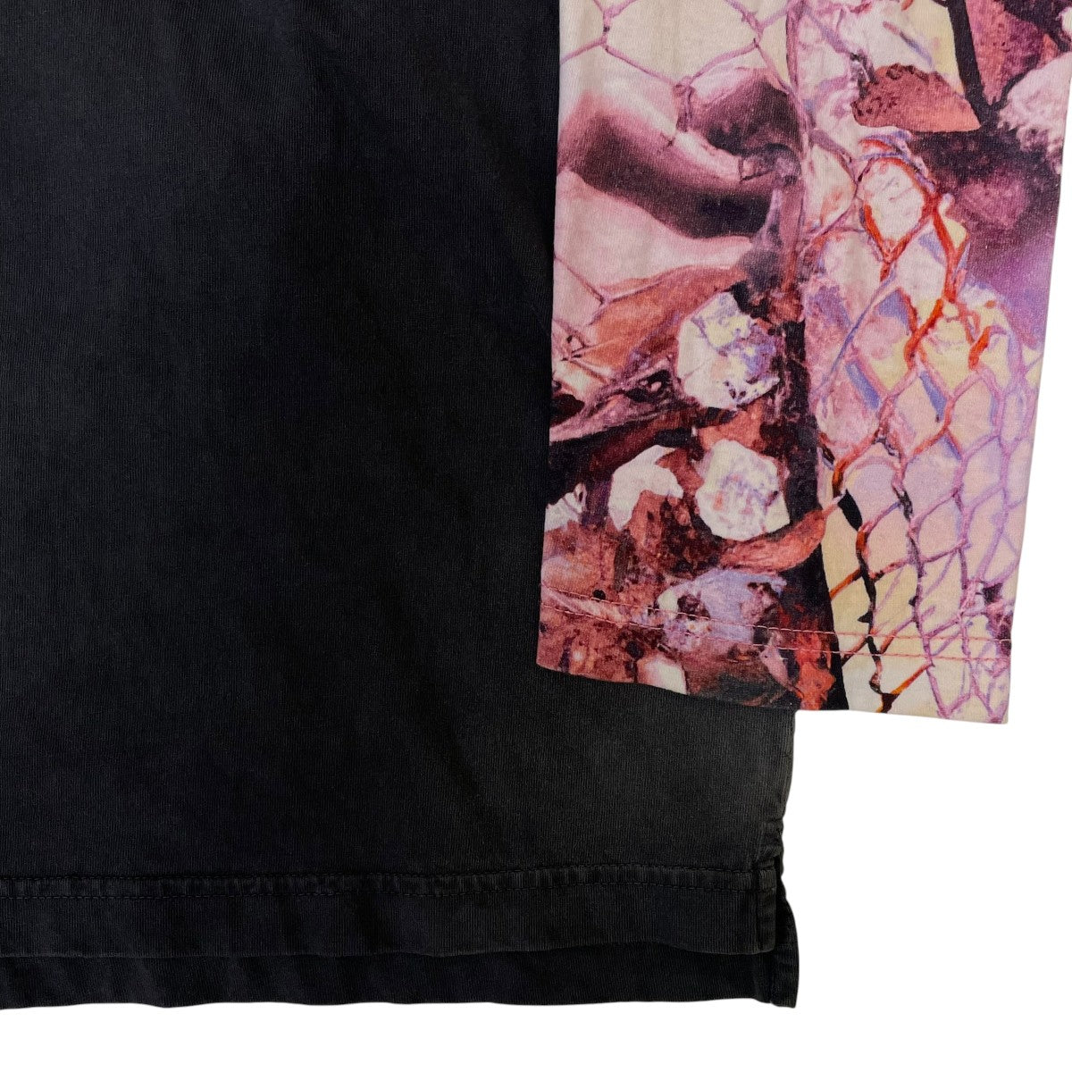 DIESEL T WESHER N5オーバルD カモフラージュ柄 ウォッシュ加工 レイヤード 長袖Tシャツ ロングスリーブカットソーA13126 古着・中古-4枚目のアイテム画像