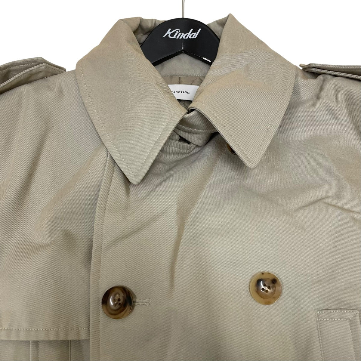 FACETASM(ファセッタズム) SUPER BIG TRENCH COAT中綿コートMKS C0 U01