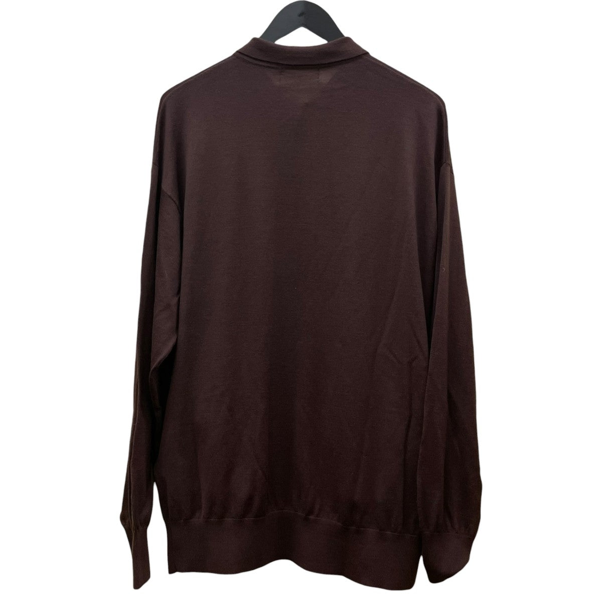 FOLL 26SSwashable wool knit shirt極細ウール ニットシャツ26080684000110 古着・中古-2枚目のアイテム画像