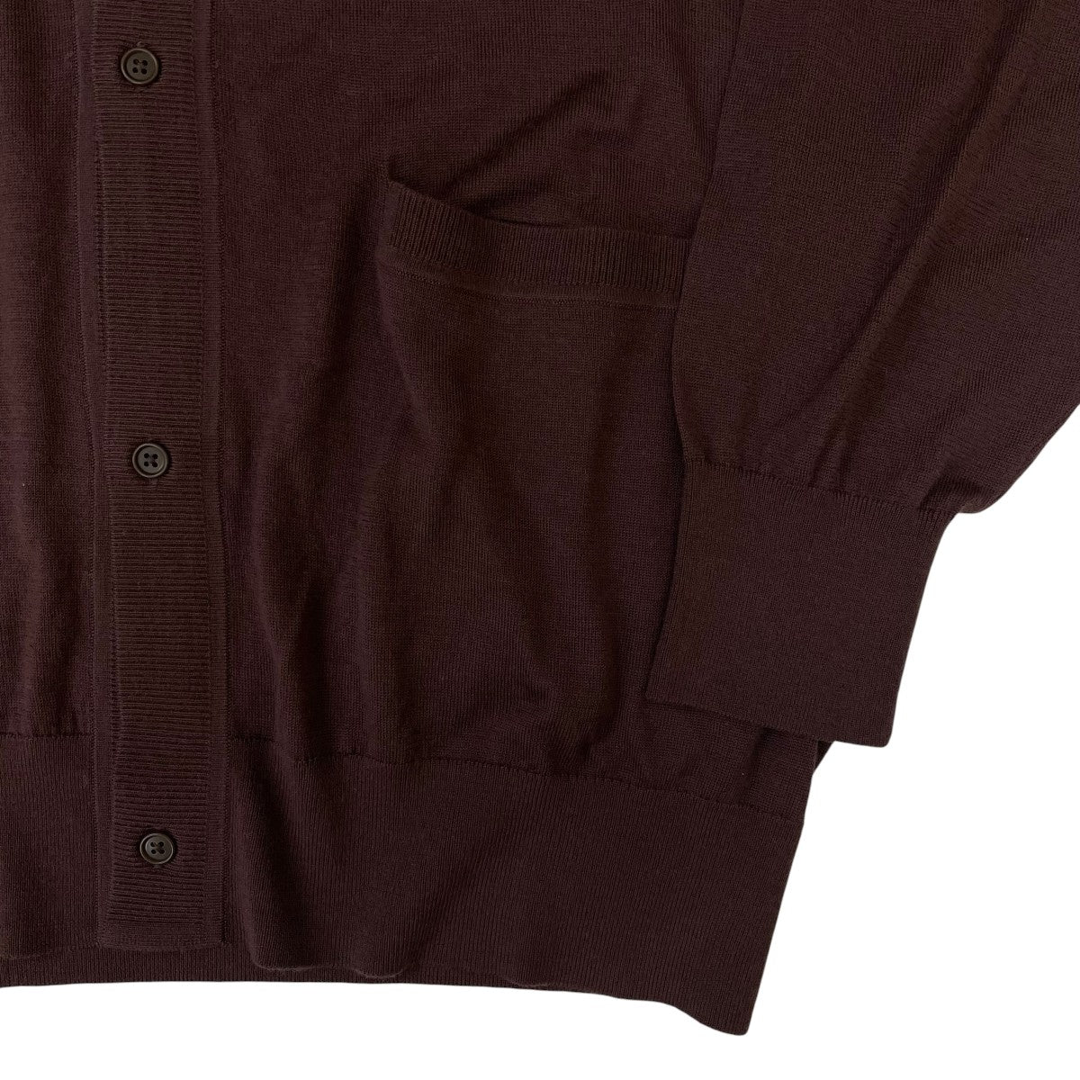 FOLL 26SSwashable wool knit shirt極細ウール ニットシャツ26080684000110 古着・中古-4枚目のアイテム画像
