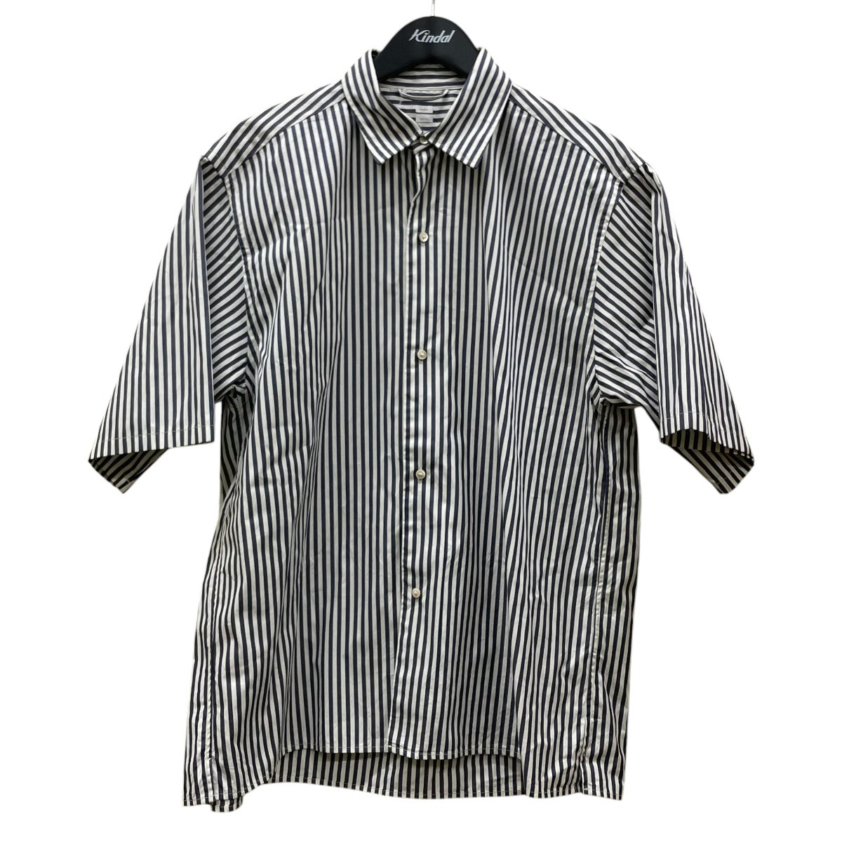 blurhms 26SSStripe Half-Sleeve Shirt ストライプハーフスリーブシャツレギュラーカラー 半袖シャツ コットンシャツBHS26S036STR 古着・中古-1枚目のアイテム画像