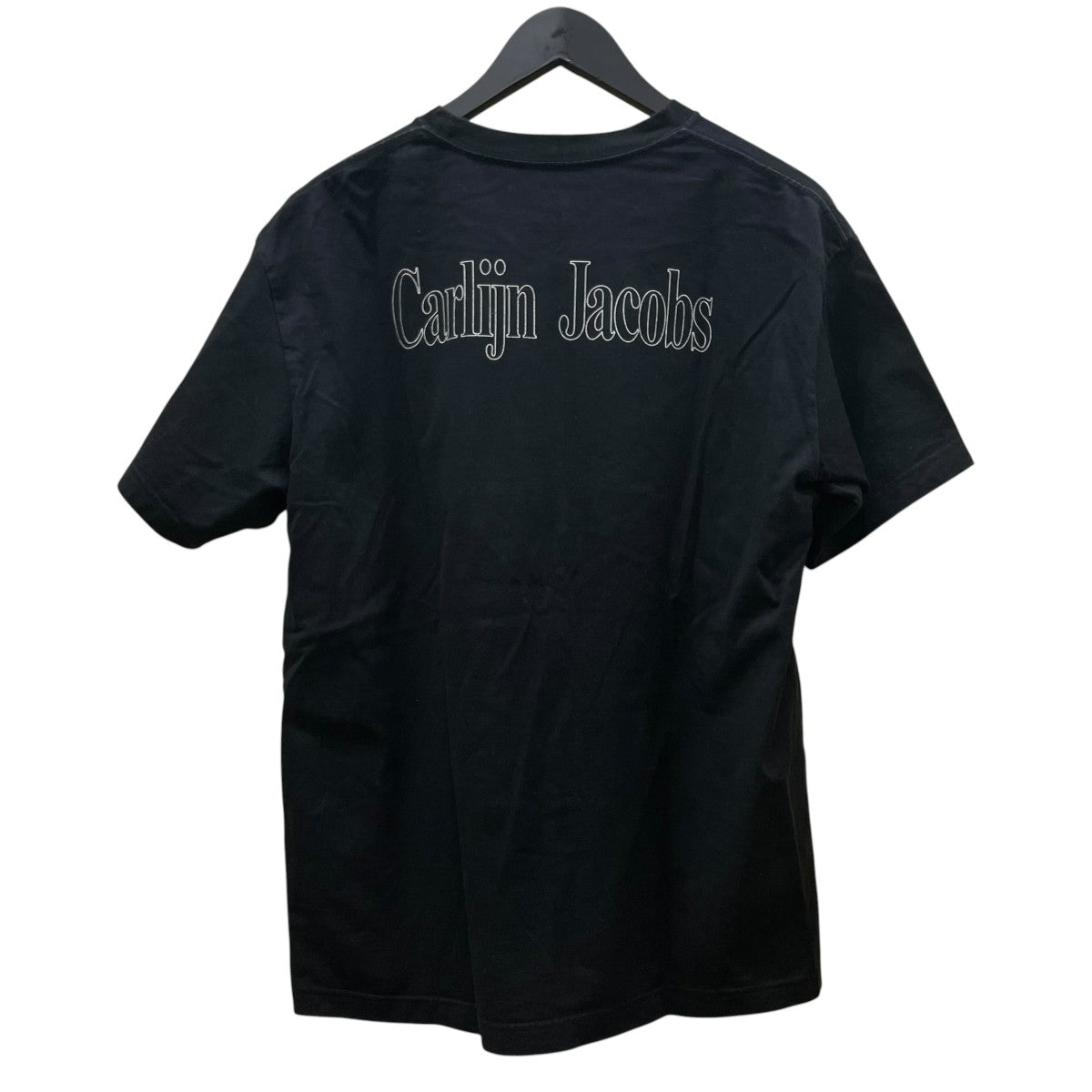 MINEDENIM Carlijn Jacobs 野口強 コラボ唇 プリント 半袖Tシャツ コットンTシャツ23MND STL008 99 L2 古着・中古-2枚目のアイテム画像