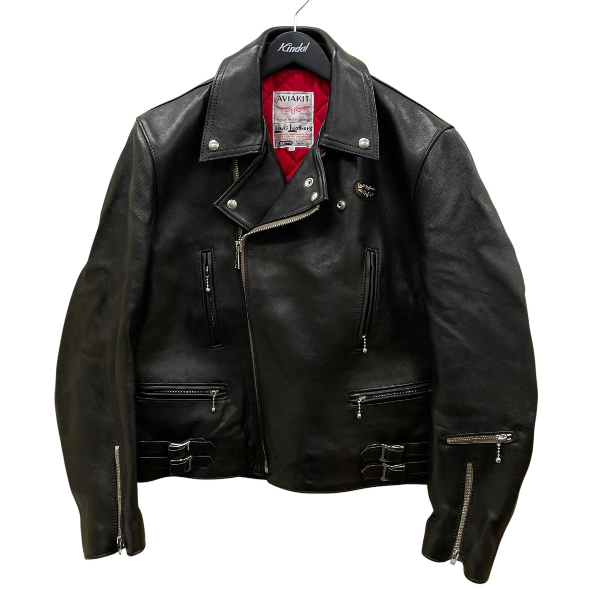 Lewis Leathers 391 Lightningレザーダブルライダースジャケット 古着・中古-1枚目のアイテム画像