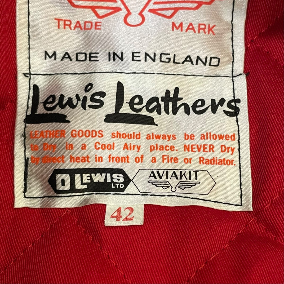 Lewis Leathers 391 Lightningレザーダブルライダースジャケット 古着・中古-5枚目のアイテム画像