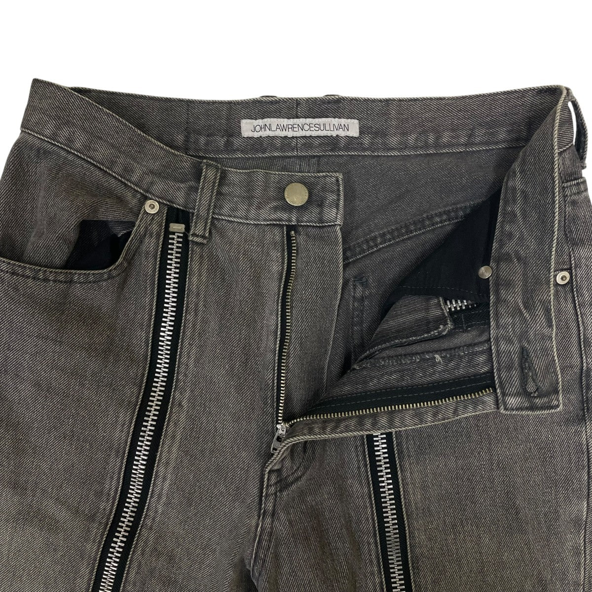 JOHN LAWRENCE SULLIVAN ZIP DENIM PANTSデニムパンツ ストレートパンツ2B010 0317 39 古着・中古-4枚目のアイテム画像