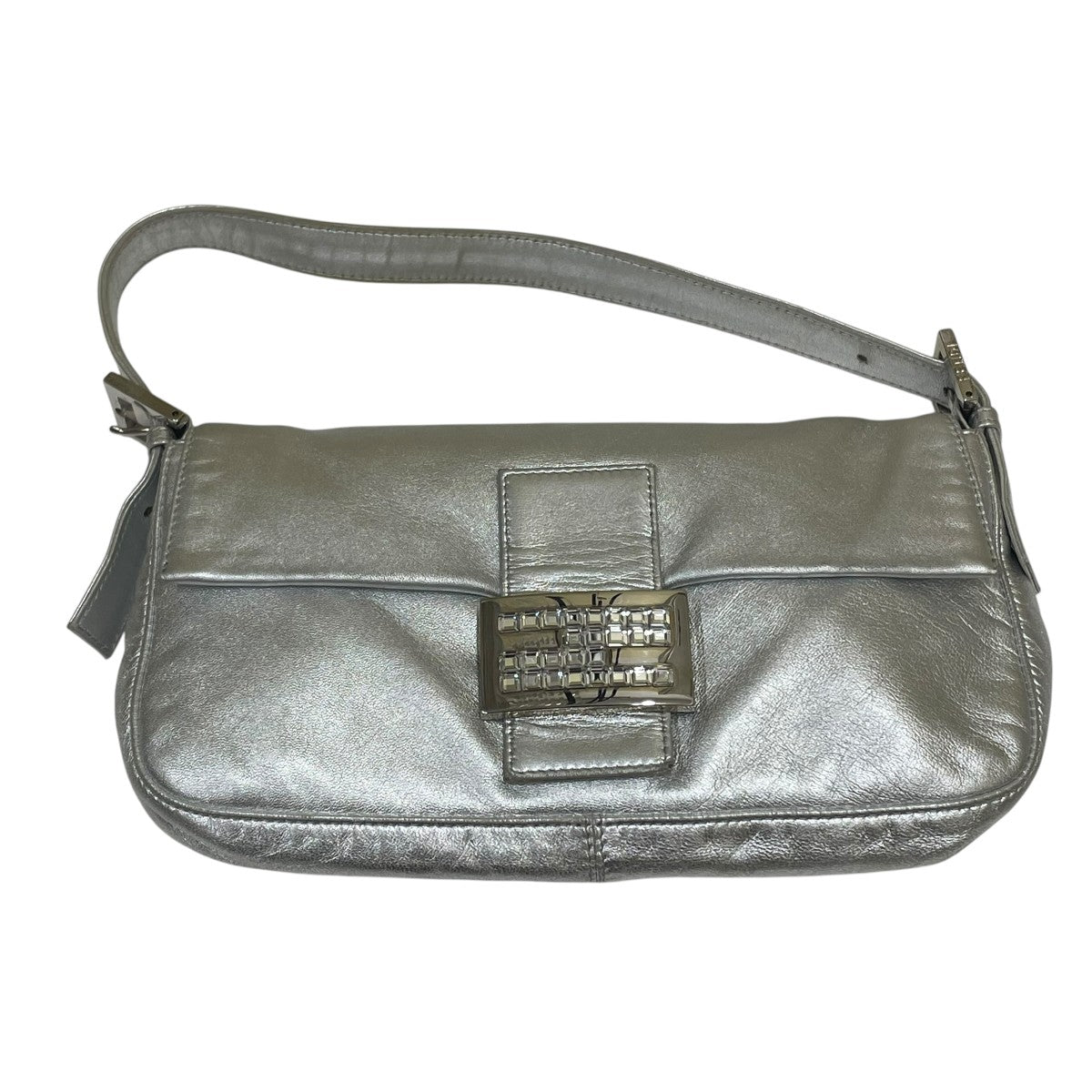 FENDI マンマバケット ラインストーンハンドバッグ 古着・中古-1枚目のアイテム画像