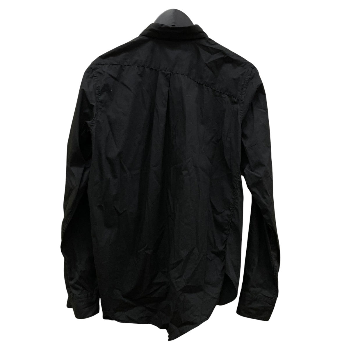 BLACK COMME des GARCONS AD2015 斜めボタン長袖シャツ1Q-B001 古着・中古-2枚目のアイテム画像