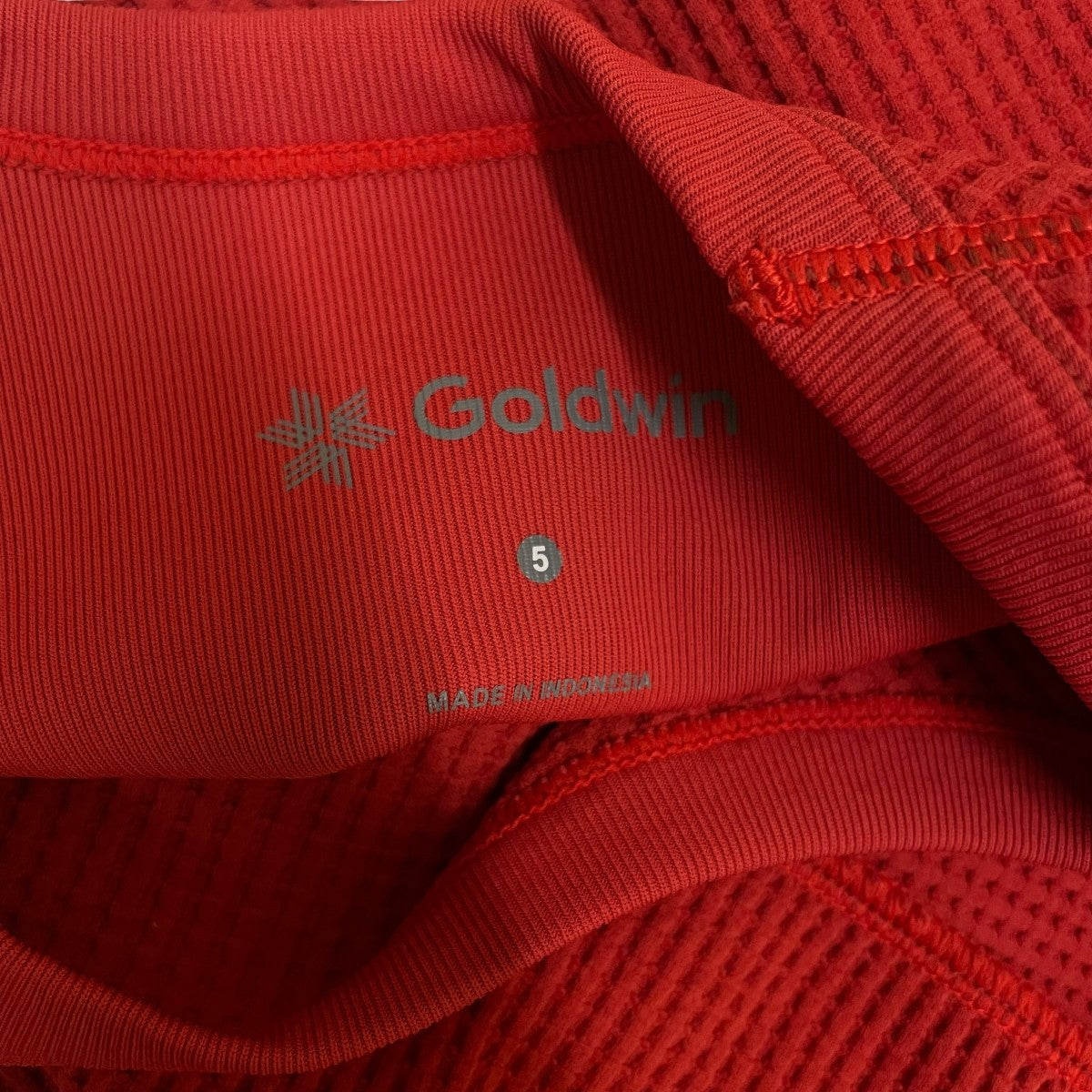 GOLDWIN ワッフルライトティーシャツワッフル生地 ラグラン 半袖カットソーGL65143 古着・中古-5枚目のアイテム画像
