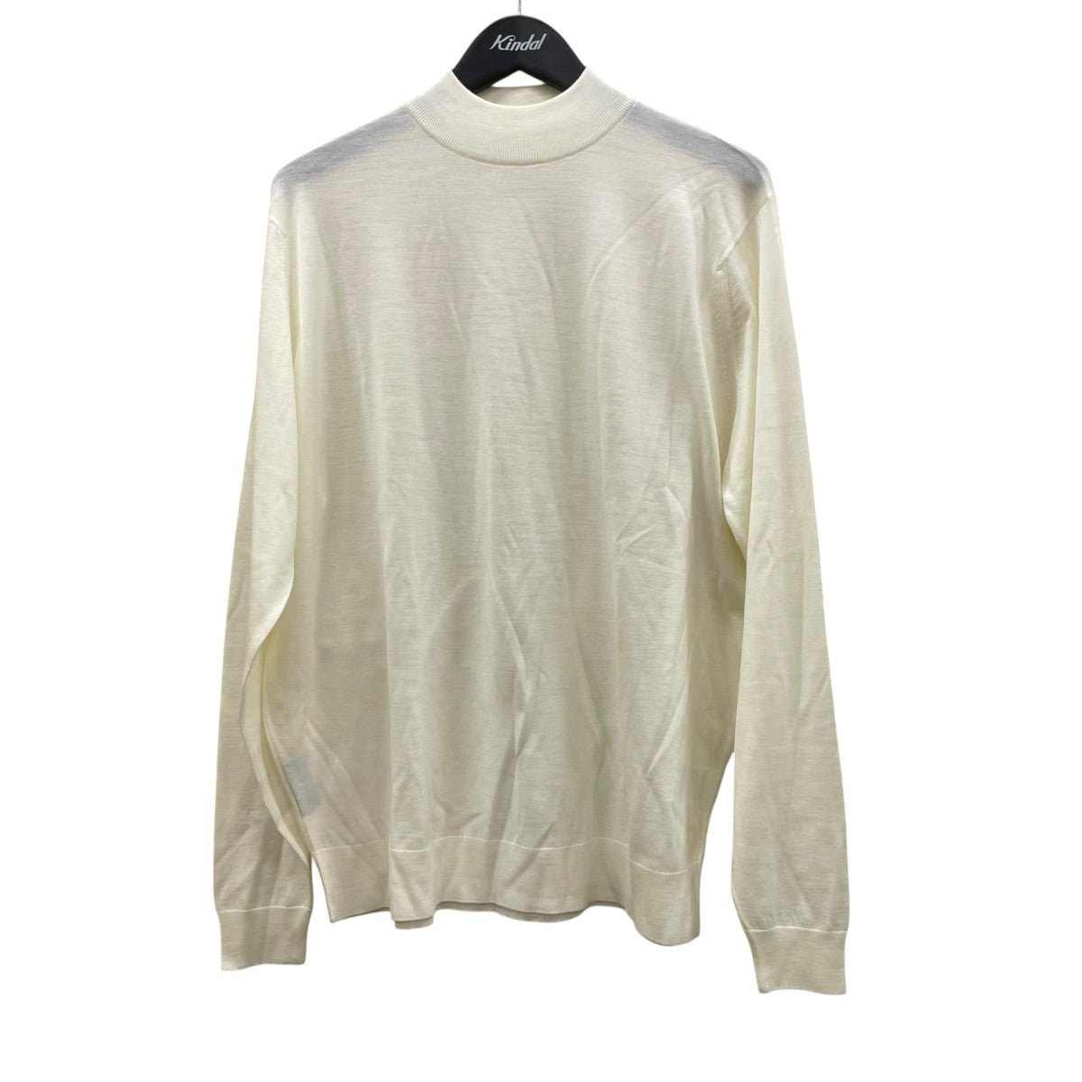 JOHN SMEDLEY MODERN FIT KILDAY PULLOVER MTN LSモックネックニット 古着・中古-1枚目のアイテム画像