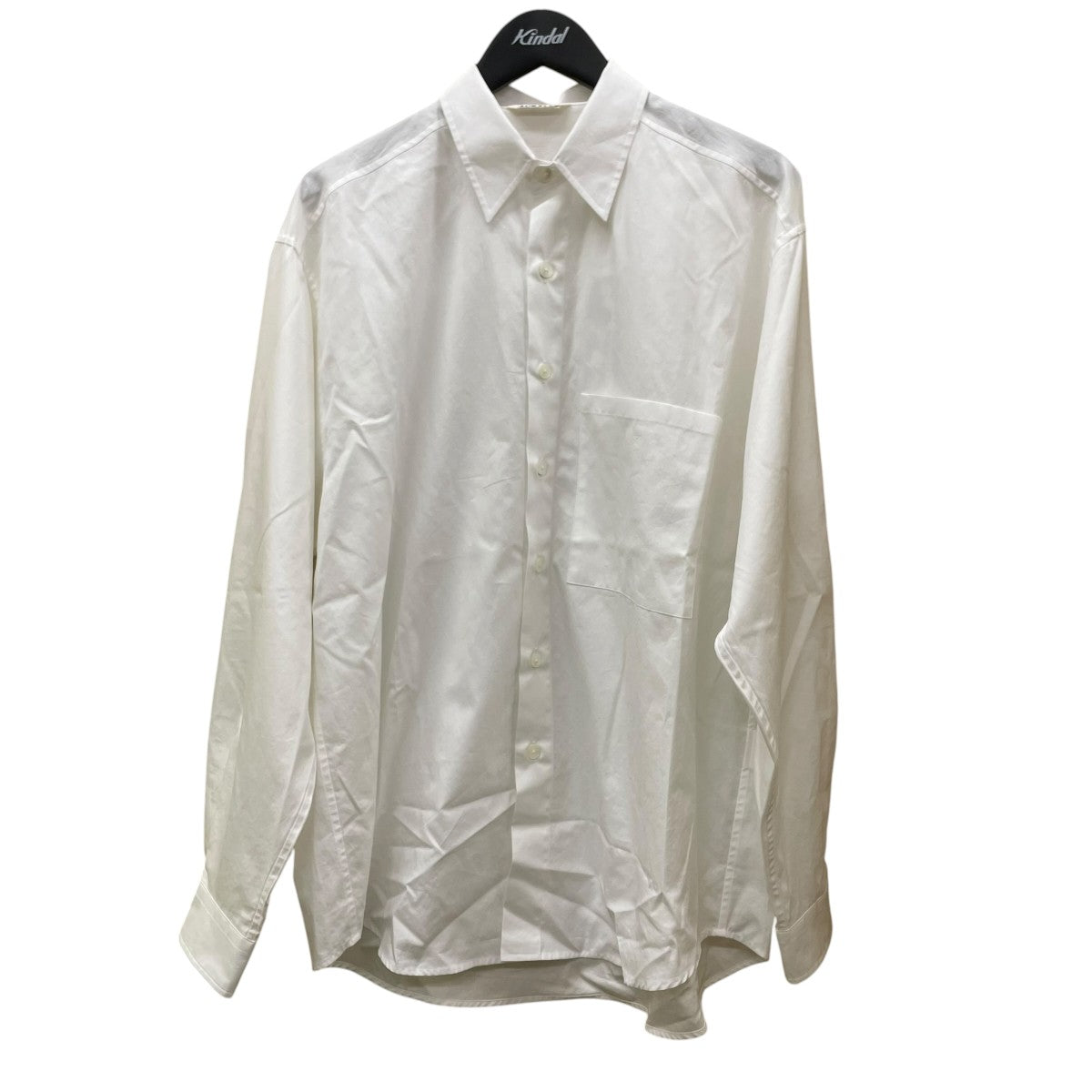 AURALEE WASHED FINX TWILL BIG SHIRT長袖シャツA25AS02TN 古着・中古-1枚目のアイテム画像