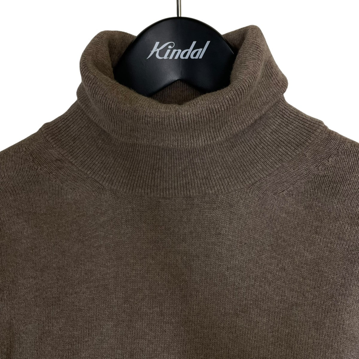 19SSMoss Stitch L／S Sweat 鹿の子編み長袖プルオーバーニットコットン カシミヤ オーバーサイズ タートルネックニット1903-004